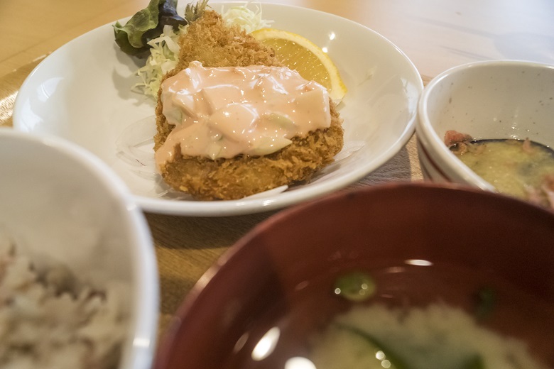 長崎県庁レストラン シェ・デジマの松浦アジフライ定食
