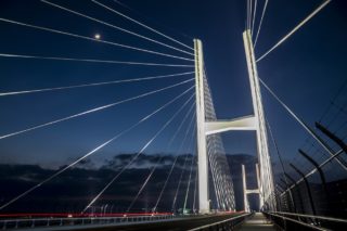 「夜の女神大橋」 ~駐車場から夜景スポットまでを歩く。そのルートを完全エスコート