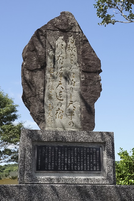 大江教会敷地内の吉井勇の歌碑