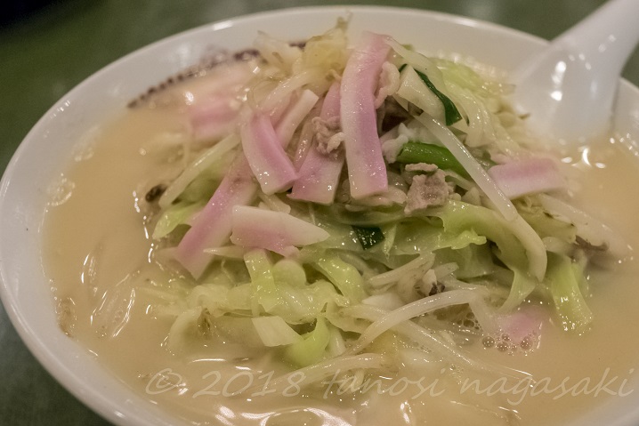 江山楼の湯麺（ちゃんぽん）