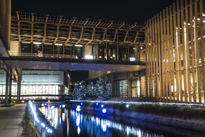 水辺の森公園・長崎県美術館(長崎市)のイルミネーション