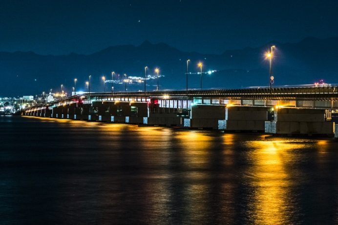 長崎空港（大村市箕島町）の夜景