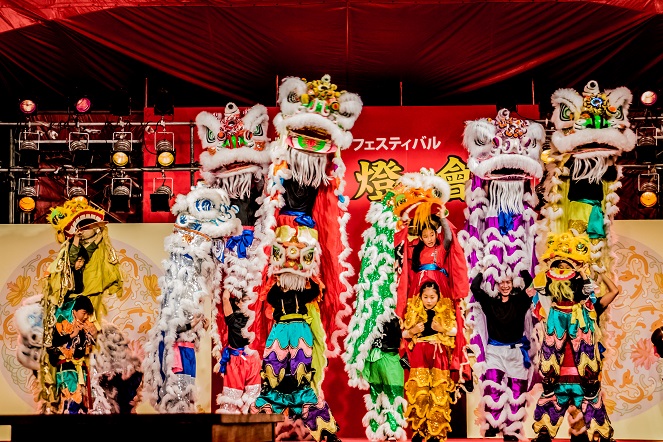 長崎ランタンフェスティバル(中国獅子舞)