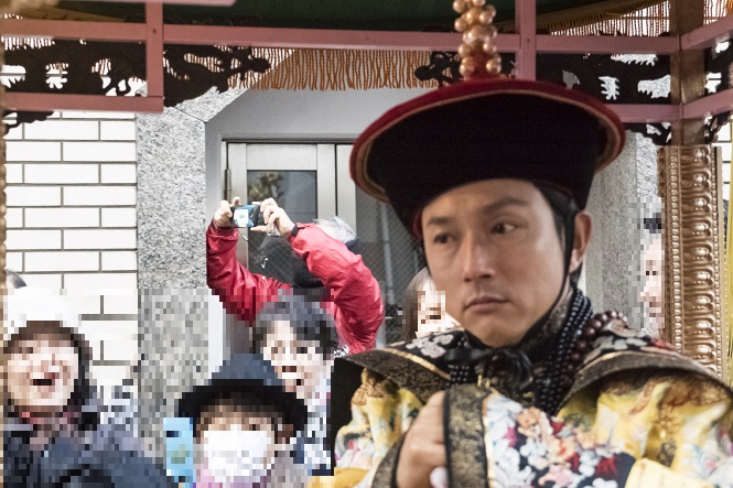 長崎ランタンフェスティバルの皇帝パレード、2017.2.11 (土)