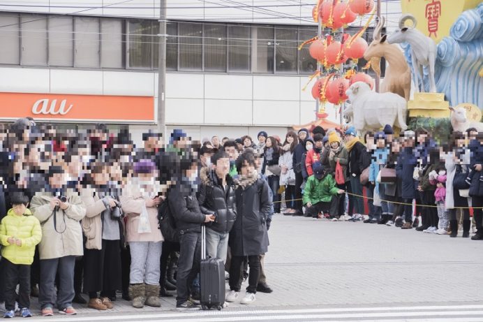 長崎ランタンフェスティバルの皇帝パレード、2017.2.11 (土)