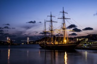 「大波止橋の夜景」~インスタ映え写真が、チャチャっと撮れる!