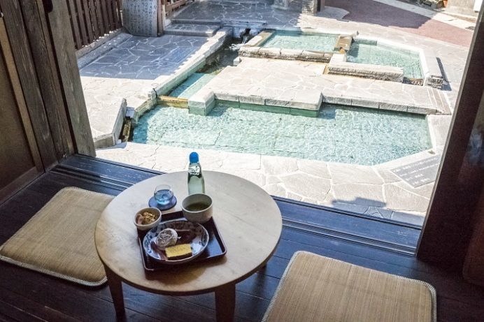 かんざらしの名店 銀水(長崎県島原市白土桃山)、浜の川湧水
