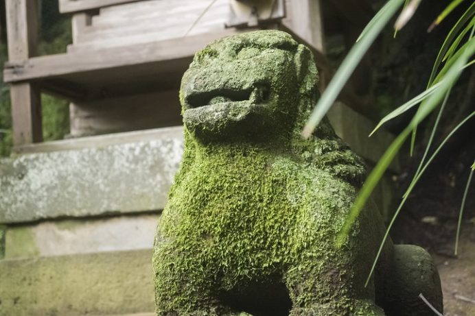 鎮西大社 諏訪神社（長崎市上西山町）の狛犬