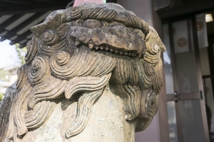 中川八幡神社（長崎市中川）の狛犬