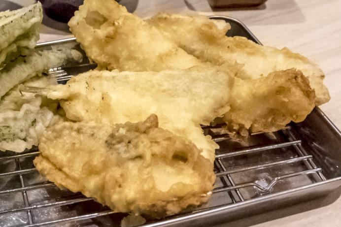 天ぷらくわ田（長崎市茂里町ココウォーク）、天ぷら定食