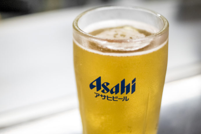 広島お好み焼 銀次朗（長与町嬉里郷）、ビール