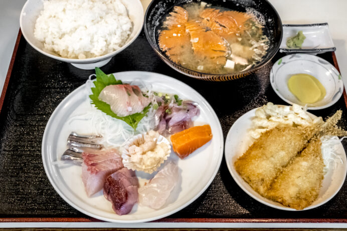 水産食堂（長崎市京泊）、刺身定食