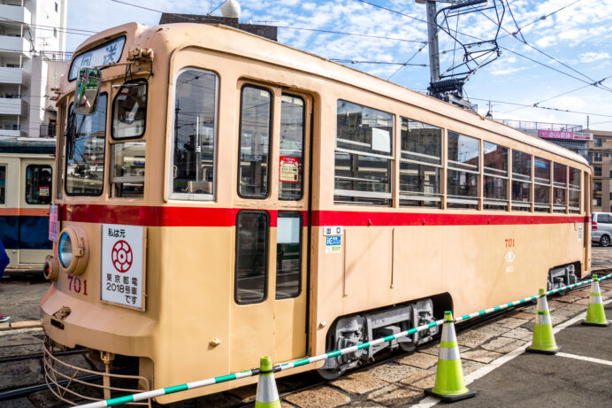 ながさき路面電車まつり2014（長崎市、長崎電鉄浦上車庫）、元東京都電2018号車